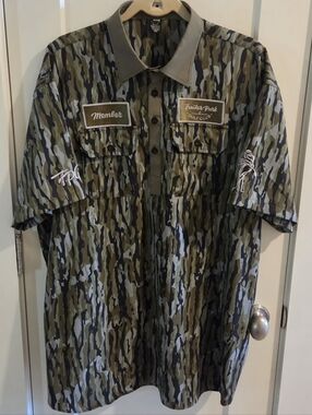 Trailer Park Golf Club Member Polo Shirt - Treebark Camouflage - Size XXL